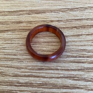 Cute ring with marbel like colors